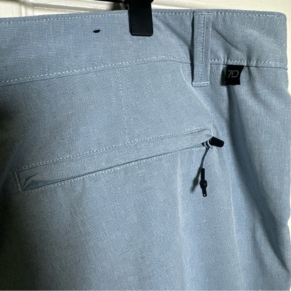 7 Diamonds Shorts Mens 42 Blue Performance Dynamic Bermuda Golf Casual 10” - Picture 11 of 13